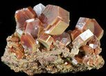 Large Vanadinite Crystals on Matrix - Morocco #42160-1
